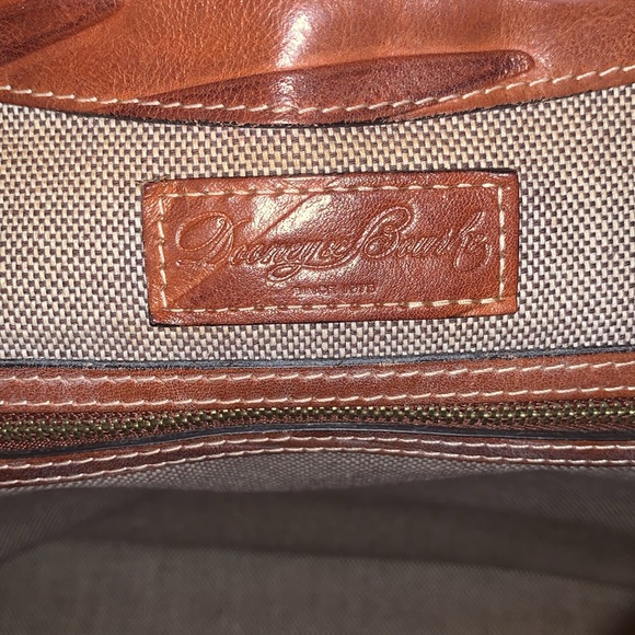 DOONEY & BOURKE LARGE FLORENTINE BROWN ZEBRA PRINT LEATHER HANDBAG - Picture 13 of 15